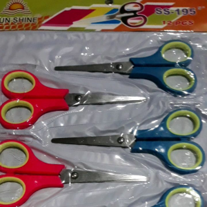 Gunting Warna Kuat dan Tajam - Isi 12 Pcs