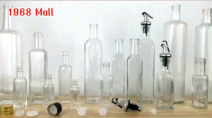 04 Chai Thủy Tinh Vuông Nắp Nhôm Đựng Mật Ong 120Ml 250Ml 500Ml 600Ml 1000Ml 1L / Đựng Nước Mắm Dày