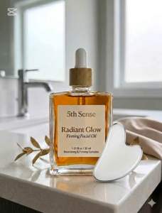 5th Sense Radiant Oil Firming Facial Oil + Scraper Set