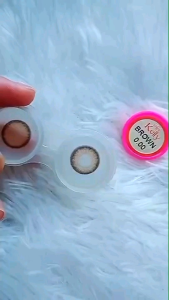 Softlens Mini Kelly Brown Dia.14.2 mm Normal & Minus ( -0.50 s/d -10.00 ) Bisa Beda Minus Soflens Natural By Kitty Kawaii