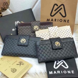 MARIONE - VENETIAN DOMPET PANJANG KARTU DOUBLE ZIP FREE PAPERBAG DAN BOX
