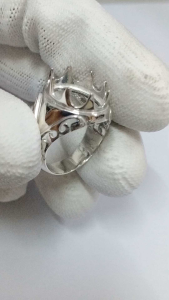 🇲🇾◆E06 ★Ring Casting ★Sarung Cincin Silver 925 ★❴①12x16m②13x15mm❵★Bingkai Cincin