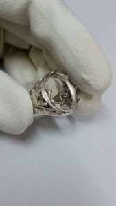 🇲🇾◆E08 ★❴14x18mm❵★Sarung Cincin/Ring Casting Silver 925★Bingkai Cincin Perak