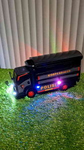 COD MAINAN ANAK MOBIL TRUCK POLISI ada lampu dan suara