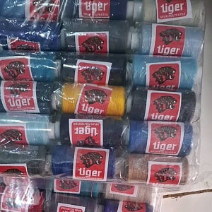 Benang Jahit Isi 1 Lusin (12 pcs) Tiger Warna Campur