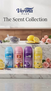 Verona Plus Automatic Air Freshener Spray Refill 250ml – Long-Lasting Premium Fragrance Collection6