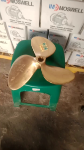 D13 Baling kapal perahu Kuningan 3daun D3XD13 as 3/4 7/8 25mm Baling/perahu/kapal /kuningan