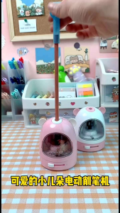 Tenwin Electric Pencil Sharpener | Safety Auto Stop When Cover Is Open | Automatic Pencil Sharpener for Kids
