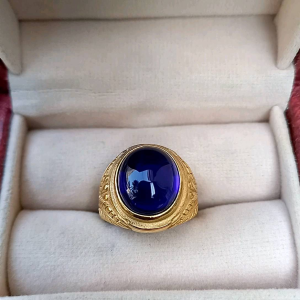 Cincin Batu King Safir Kualitas Super