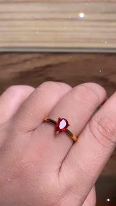 BEST SELLER ✅ CINCIN GOLD BATU SIMPLE ALL WARNA TIDAK LUNTUR BISA DIPAKAI SEHARI2 PERHIASAN IMPORT WANITA TERBARU 2023