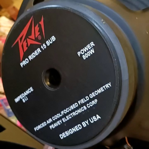 Promo Komponen Spiker Sub Speaker Peavey Pro Rider 15 Inch Sub