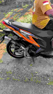 knalpot samlong inlet 38mm vario aerox mio beat dll