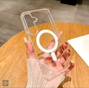 MAGNETIC TRANSPARENT CASE WIRELESS CHARGING SAMSUNG A05 A05S A06 A07 A15 A16 A17 A25 A26 A27 A35 A36 A37 A54 A55 A56 A57 S20 S21 S22 S23 S24 S25 S26 ULTRA NOTE 10 20 A