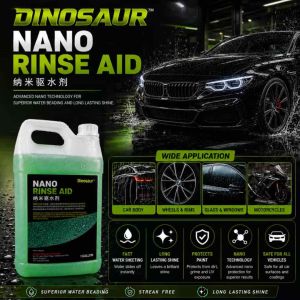 Dinosaur Ceramic Coating Wax Concentrate 4 Litre Nano Rinse Aid Car Care Product