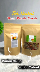 Teh Daun Pucuk Merah Organik | Herbal Diabetes Jantung Imunitas dll