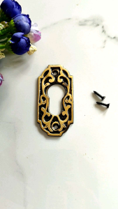 Lubang Kunci Pintu Kuningan & Motif Segi Delapan Ring Kunci