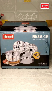 Diamond NX Idli & Steamer Pot(9/14/21 Idli)-Gas & Induction