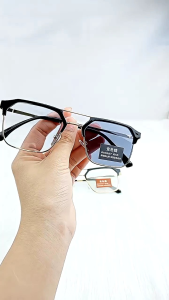 kính đổi màu nam nữ from vuông thời trang chống uv và tia cực tím