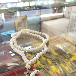 TASBIH PERMATA BATU MUTIARA ASLI 99BIJI BEADS SAIZ 8MM STONE FOR RING CINCIN HIGH QUALITY GERM STONE