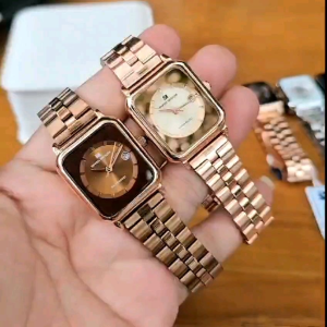 Jam Tangan Wanita Original Seven Minute M742 Analog Tanggal Steel