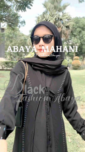 promo murah abaya kombinasi mahani abaya terbaru abaya hitam pekat abaya jacblacksaudi abaya terbaru