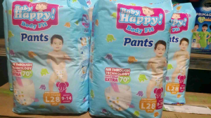 Pampers Baby Happy Pants - Celana Popok Bayi, Ukuran S40/M32/L28/XL26/XXL24 - Ekstra Nyaman, Kering, Lembut dan Pas di Lekuk Tubuh (Harga Grosir & C.O.D)