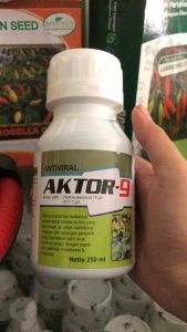 Aktor-9 250ml Hisroksibenzoat 10 g/l zno 5g/l Anti Kerdil Anti Virus Gemini antivirus pada tanaman membantu petani dalam mengendalikan penyakit yang disebabkan oleh virus.