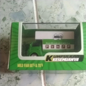 TOYS MILO VAN LIMITED EDITION 60&70 MILO Push & Pull Toy Green Box Mild Van 60s & 70s