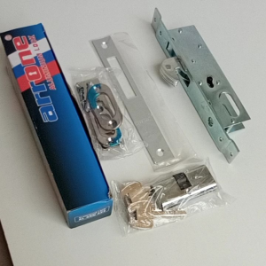 Mesin kunci pintu geser sliding door set komplit silinder oval Kunci Pintu Alumunium Brass Sistem Keamanan Pintu Dorong - Lazada