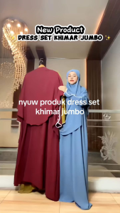 Inara Dress - Set French Khimar Crinkle Airflow
