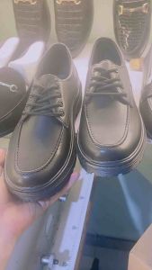 Giày đốc may gân hàng kĩ giày dự tiệc nam da sít Hàng kĩ đế khâu may chắc chắn mã Gư7 đặt lùi 1 size