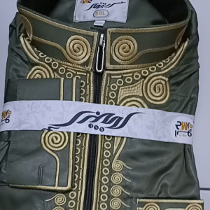 Jubah Gamis Import Mesir Motif Bordil Polyester Elegan Slim Fit