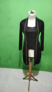 Atasan Kebaya Ibu Bludru Kuthu Terlaris Full Payet & Tabur Elegan