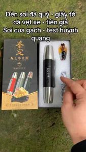 [ FULL BOX] ĐÈN SOI ĐÁ QUÝ CAO CẤP - SOI GIẤY TỜ - CHECK XE ÁNH SÁNG MẠNH SOI TỐT DƯỚI TRỜI NẮNG