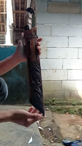 Golok Pemotong Kayu Panjang 58 cm - Golok Patimura Tajam Baja Per Full Tank