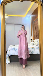 Set Long Tunik Jesika Busui