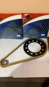 Gir Gear Set CRF 150L Depan Belakang & Rantai Expedition 13 14 15