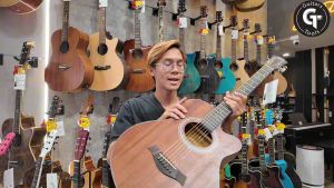 Qte QA-77 EQ | กีตาร์โปร่งไฟฟ้า ตัวบางขนาด 40" สเปคดี ไม้มะฮอกกานีลามิเนต ✨มีเก็บปลายทาง