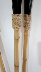 Wall Dekor/Dekorasi Pelepah Kelapa/Dekorasi Bambu Mancung