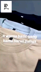 kaos polos premium cotton combed