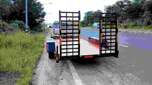 ขายรถลากพ่วงขนย้ายรถเกี่ยวข้าวdc68/70ขนย้ายรถแบล็คโฮเล็กรุ่นนี้บรรทุก4.5ตัน