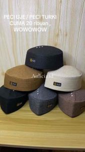 Peci turki goni terbaru songkok termurah kopiah pria dewasa