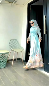 Maxi plisket + hijab