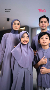NIBRAS SARIMBIT TERBARU | BAJU COUPLE KELUARGA | RAYYA SERIES TERBARU | PUSPA PURPLE ( SARIMBIT 2025 )