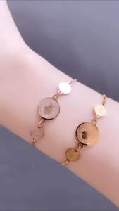 Gelang Coin Serut Trending Coin 3 Baris CXB395