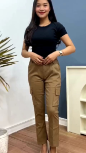Celana Cutbray cargo Pants Combed street size standar sampai jumbo