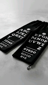 SMUSHKIDS Celana Skena Anak Panjang Baggy Gombrong Usia 7-12 Tahun Fleece Hitam VOL020