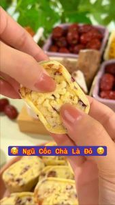 Bánh chà là đỏ khoai mỡ và hoa quế vàng màu sắc hấp dẫn món ăn ngon miệng mọi lúc không lo bị béo