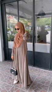 Abaya Basic Rissalah: Nyaman & Elegan