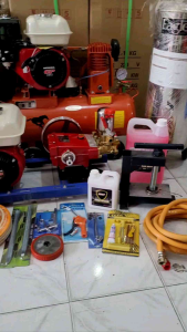 Paket Kompresor Steam HONDA GP160 Cuci Motor Mobil Buat Usaha +Tambal Ban